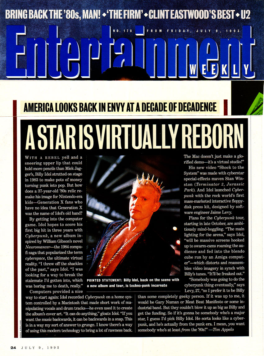 Jaime Levy in Entertainment Weekly Magazine magazine - July, 199